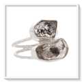 Twin Diamonds: Rough Herkimer Diamond Sterling Silver Ring