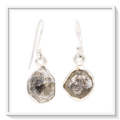 Earthly Beauty: Rough Herkimer Diamond Drop Earrings