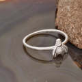 Small Bee Sterling Silver Ring