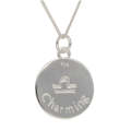 Sterling Silver Libra Necklace
