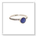 Stacks of Style: Star Sapphire Round Sterling Silver Stackable Ring