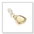 Nature's Treasures: Raw Citrine Sterling Silver Necklace