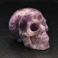 Guardian Spirit Purple Amethyst Carved Skull