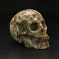 Nature's Guardian Green Opal Crystal Skull