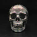 Aura Titanium Stone Crystal Skull