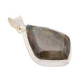 Faceted Labradorite Sterling Silver Necklace