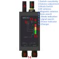 M8000 1MHz-12GH Radio Signal Detector FBI GSM RF Auto Signal Camera Detector GPS Tracker Finder w...