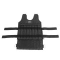20/50kg Loading Weighted Vest Tactical Vest Adjustable Weight Boxing Training Exercise Tools - A