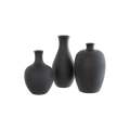 Black Mini Bud Vase Set