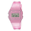 Casio Retro Digital Watch F-91WS-4DF Matt Pink Case Pink Dial On Pink Resin
