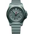 Victorinox Swiss Army INOX Watch 241757 Titanium Case With Grey Dial On Grey Rubber Strap