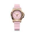 Victorinox Swiss Army INOX V Watch 241807 Rose Gold Plated Stainless Steel With Pink Dial On Pink Ru