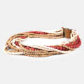 Women's Chunky Nacklace with Wooden Beads - RUBY