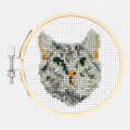Cat Mini Crosstitch Embroidery Kit