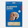 Skull 3D Wooden Puzzle Laser Cut