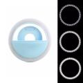 Rechargeable LED Selfie Ring Light - Blue