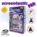 Magnetic mosquito net for windows with insect protection