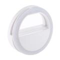 Rechargeable LED Selfie Ring Light - White