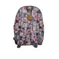 Cotton Road Backpack - Floral - Grey & Pink