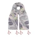 Scarf - Pale Pink & Yellow Birds