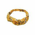 Headband - Floral - Tumeric Yellow