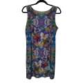 Sleeveless Dress - Pansies