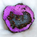 Agate Geode  Electroplated - Purple