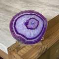 Agate Slice - Purple - Size 5 (13cm x 12cm)