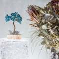 Crystal gemstone tree of life - Night light  - Turquoise