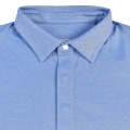 Handee Short Sleeve Premium Pique Knit Men's Shirt- Blue