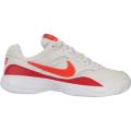 Women's Nike Court Lite Tennis Shoe - Red and White - UK-6