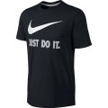 Nike T-Shirt Just Do It swoosh black and white - Medium