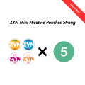 5-Pack ZYN Mini Nicotine Pouches Bundle - Strong 6mg