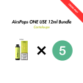 Airscream AirsPops ONE USE 12ml Bulk Bundle (5 Pack)