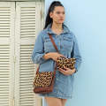 Leopard Handbag and Purse Combo