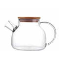 Elegant Glass Teapot / Kettle with lid (1L)