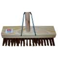 RIGGER Gutter Broom 380mm PVC Bracket Wooden Handle