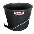 RIGGER Builders Bucket Polycrate Round 9 Litres