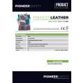 PIONEER SAFETY Candy/Green Chrome Leather Rigger Glove