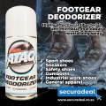 FINAL ATAQ Footgear Deodoriser Shoe Sanitiser Disinfectant Spray 125ml ( 4 Pack )