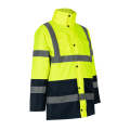 PIONEER SAFETY Jacket Parka 5 In 1 Lime/Navy