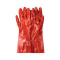 PIONEER SAFETY Pvc Coated Red Gloves Elbow Length G015