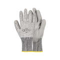 PIONEER SAFETY Cut Resistant Gloves Grey PU Palm Level 3 Size 10 G136