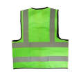PIONEER SAFETY Vests Reflective Zip Id Pocket Green
