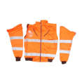 PIONEER SAFETY Bunny Jacket Detachable Sleeves Orange
