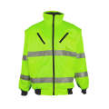 PIONEER SAFETY Bunny Jacket Detachable Sleeves Lime