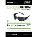 PIONEER SAFETY Glasses Sport Anti Scratch Grey