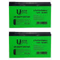 UNITED ELECTRICAL LifePO4 Lithium Battery 12.8V 7AH ( 2 Pack )