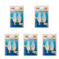 UNITED ELECTRICAL 3 Watt Warm White E14 Candle Led Bulb Twin Pack( 5 Pack )
