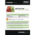 PIONEER SAFETY Vest Reflective Fluorescent Lime Medium Zip/Pocket ( 10 Pack )
